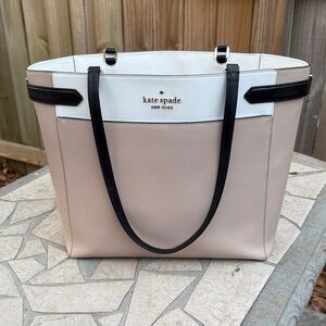 Kate Spade Cream and Black Tote